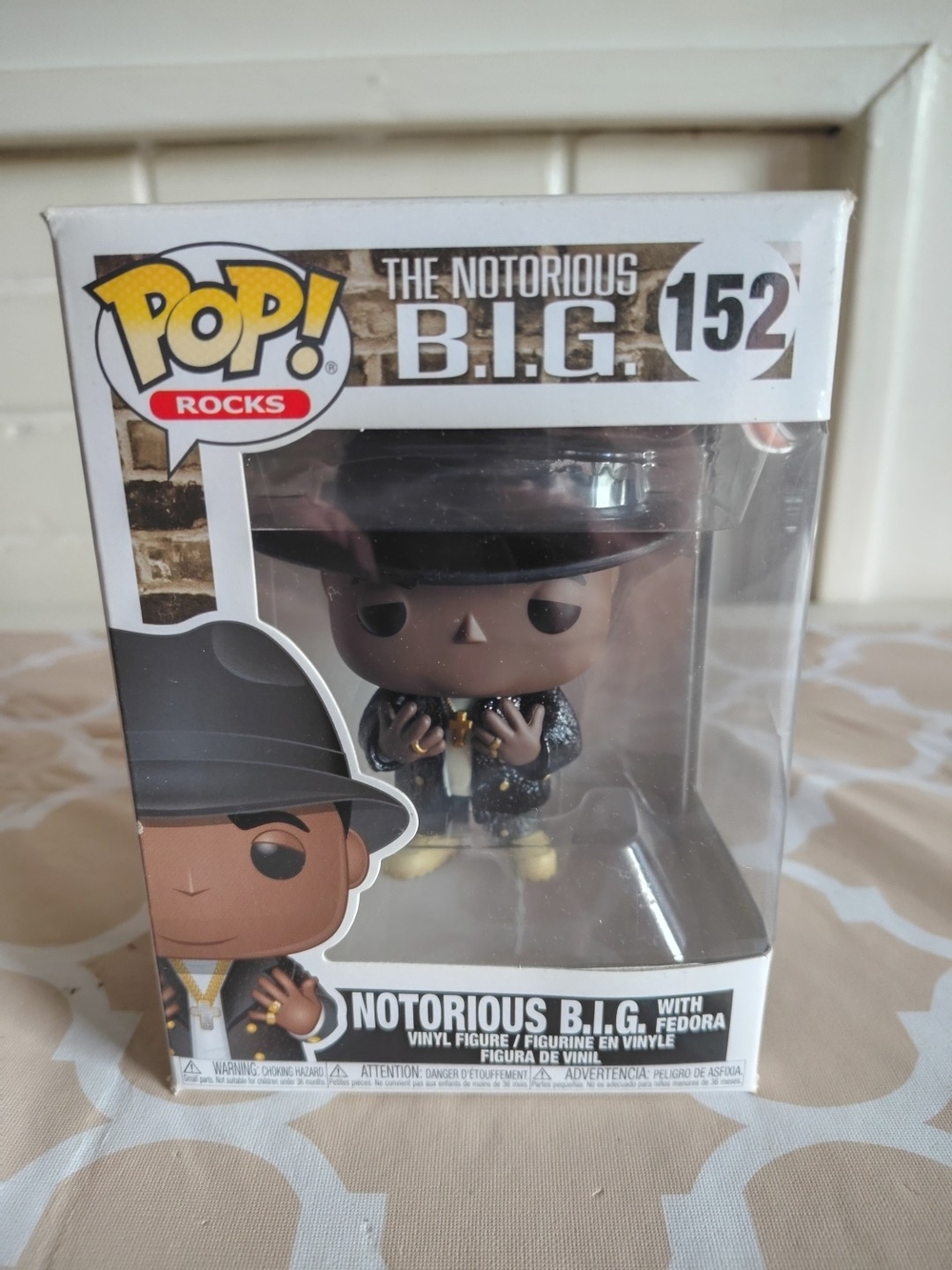 Funko Pop! Rocks The Notorious B.I.G. #152 Vinyl Figure - Black, Gold, Brown
